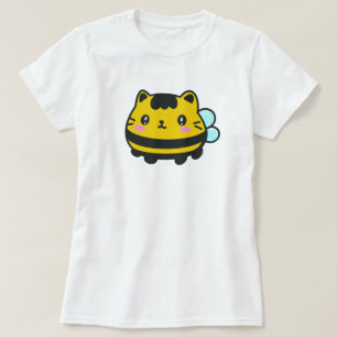 かわいい(昆虫)マルハナバチ猫 Tシャツ