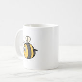 かわいい(昆虫)マルハナバチ装飾用クッション コーヒーマグカップ (正面左)