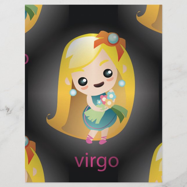 かわいい《星座》乙女座 (正面)