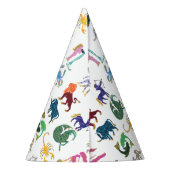 かわいい《星座》乙女座〔占星術の〕十二宮図誕生日 パーティーハット (裏面)