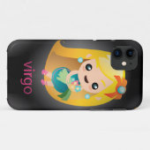 かわいい《星座》乙女座 Case-Mate iPhoneケース (裏面(横))