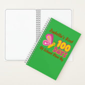 かわいい！最初の100日間の学校生活は蝶のように過ぎ去った ノートブック (内側)