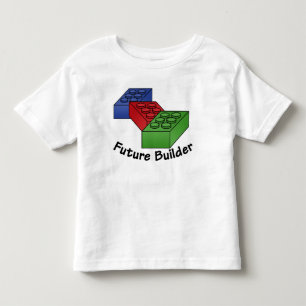 かわいい-未来の建築者-クラシックなおもちゃ トドラーTシャツ