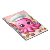 かわいい+楽しい+たこ焼き+ノート ノートブック (右側)