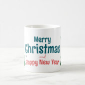かわいい+楽しい+描く+小さな+木+メリークリスマス コーヒーマグカップ (中央)