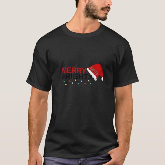かわいい+楽しい+輝くクリスマス Tシャツ (正面)