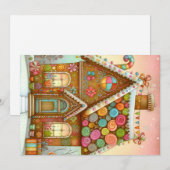 かわいい、気まぐれなクッキーの家 シーズンカード (正面/裏面)