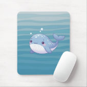 かわいい,沿岸/航海のクジラ マウスパッド (マウス)