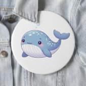 かわいい,沿岸/航海のクジラ 缶バッジ (インサイチュ)