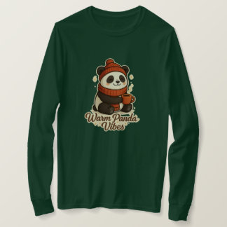 かわいい＆温かい冬のイラスト Tシャツ