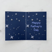 かわいい「父の日」カードに美しいバセットハウンド カード (内部)