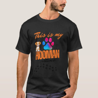 かわいい 犬好きのための私の人間コスチュームです Tシャツ