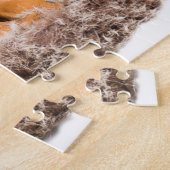 かわいい(犬)ドーベルマン・ピンシェルの子犬 ジグソーパズル (側面)