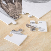 かわいい(犬)ドーベルマン・ピンシェルパピー ジグソーパズル (側面)