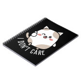 かわいい 猫 サムズアップ 引用符 ノートブック (左側)