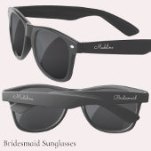 かわいい 現代の名前入り ブライズメイド サングラス