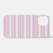 かわいい 白 ピンク ストライプ Case-Mate iPhoneケース (裏面 (横))