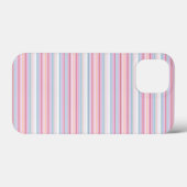 かわいい 白 ピンク ストライプ Case-Mate iPhoneケース (裏面 (横))