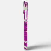 かわいい 白 紫 タイダイ 背景 Case-Mate iPhoneケース (裏面 / 左)