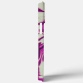 かわいい 白 紫 タイダイ 背景 Case-Mate iPhoneケース (裏面 / 右)