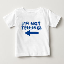かわいい「秘密だよ！」 ベビーTシャツ