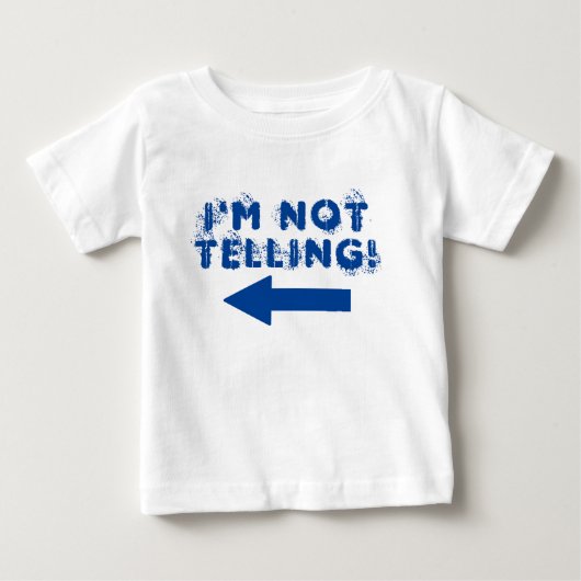 かわいい「秘密だよ!」 ベビーTシャツ (正面)