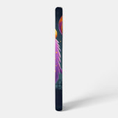 かわいい、紫のハロウィンのお菓子をせがむ怪物 SAMSUNG GALAXYケース (左側面)