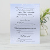 かわいい 結婚アドバイス ウェディングプランナー プレゼント アドバイスカード (スタンド正面)