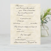 かわいい 結婚アドバイス ウェディング ブライド グルーム アドバイスカード (スタンド正面)