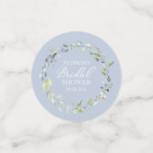 かわいい 緑の葉 ユーカリ ブライダルシャワー コンフェッティ (スモール正面)