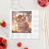 かわいい 縁ありランチョンナプキン (インサイチュ)