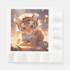 かわいい 縁ありランチョンナプキン