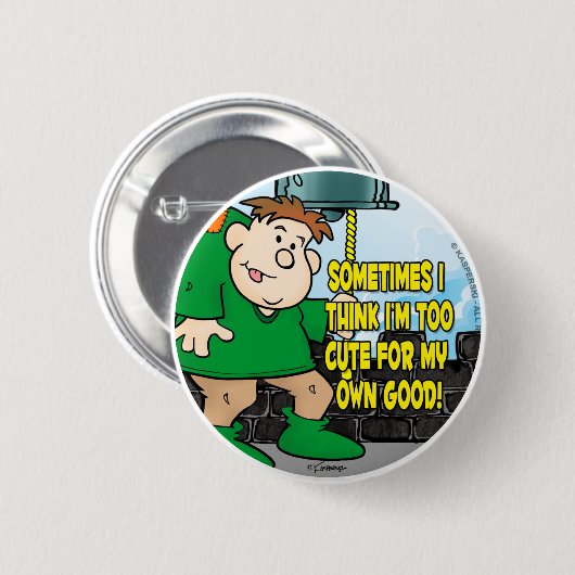 かわいい 缶バッジ (正面&裏面)