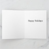 かわいい「聖牛のクリスマス」クリスマスカウズ カード (内部)