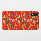 かわいい 色とりどりの 日本の 花柄 Case-Mate iPhoneケース (裏面(横))