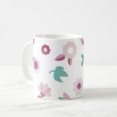 かわいい,花,自然 コーヒーマグカップ (正面左)