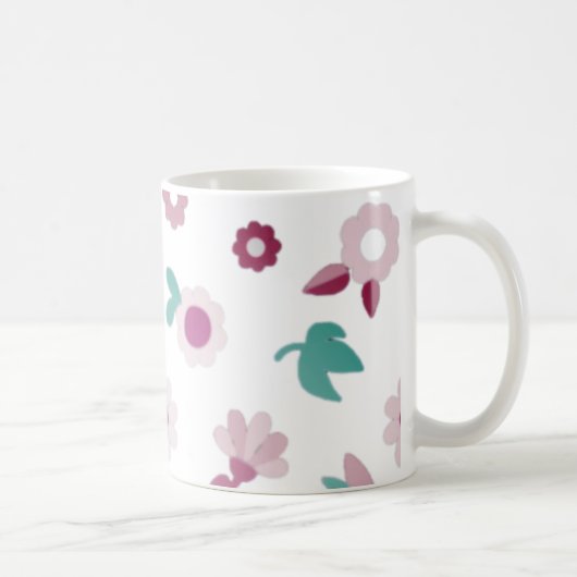 かわいい,花,自然 コーヒーマグカップ (右)