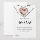 かわいい 誕生日カード 手描きイラスト,  招待状 (正面/裏面)