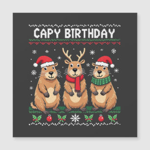 かわいい 誕生日 ダサい クリスマス スウェーター カピバラ