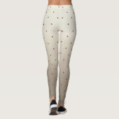 かわいい，赤いラディバグ，明るい レギンス (裏面)