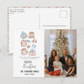 かわいい 醜いセーター クリスマス ホリデー フォト (正面/裏面)