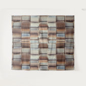 かわいい 開いた本の模様 作者の壁 タペストリー (正面(横))