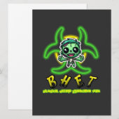 かわいい、面白いゾンビ シーズンカード (正面/裏面)