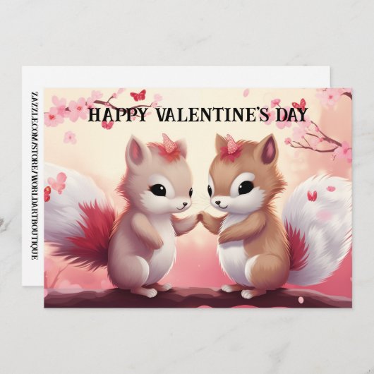 かわいい&面白いバレンタインデー キッズ #48 シーズンカード (正面/裏面)