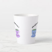 かわいい&面白い完璧な抹茶 カフェラテマグ (正面)