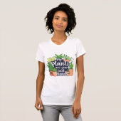 かわいい&面白い植物好きTシャツ Tシャツ (正面フル)