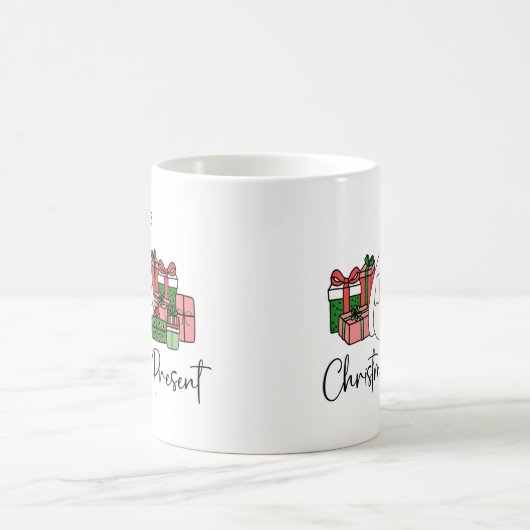 かわいい 面白い クリスマス コーヒーマグカップ (中央)