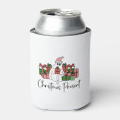かわいい 面白い クリスマス 缶クーラー (缶正面)