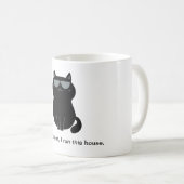 かわいい+面白い 猫 コーヒーマグカップ (正面右)