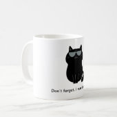 かわいい+面白い 猫 コーヒーマグカップ (正面左)